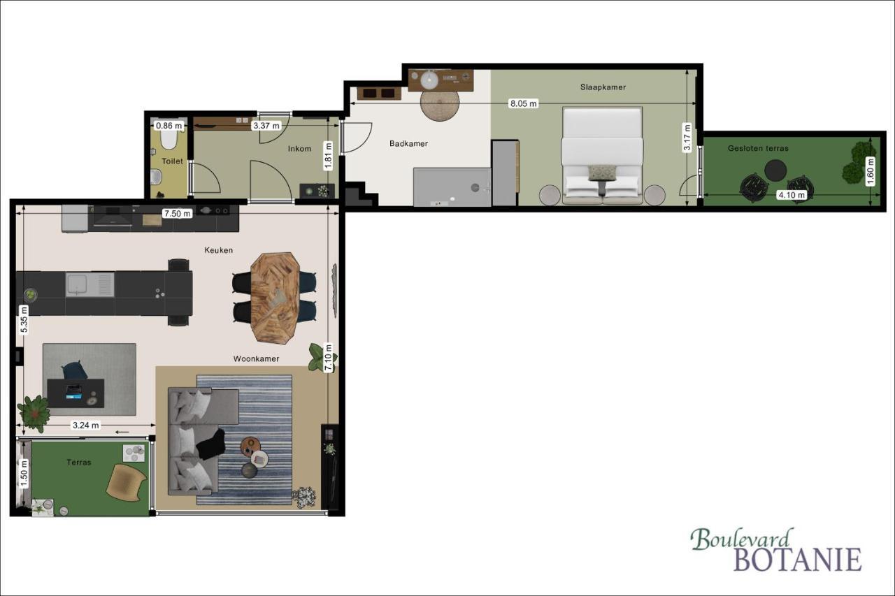Boulevard Botanie City Apartment With Parking Hasselt Extérieur photo